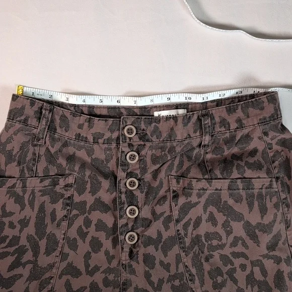 Pistola Tammy High Rise Trouser in Jagged Leopard - Picture 4 of 10